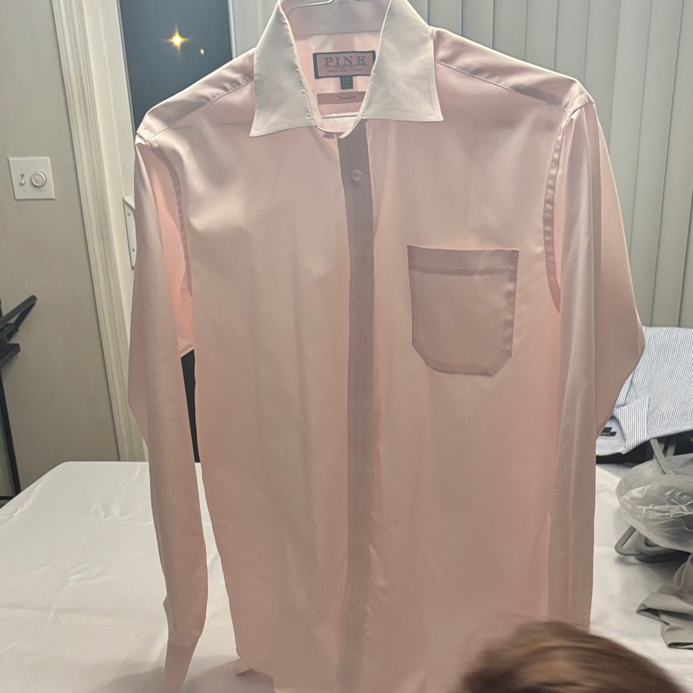 PINK Soft Pink Dress Shirt